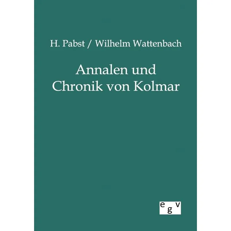 Annalen und Chronik von Kolmar