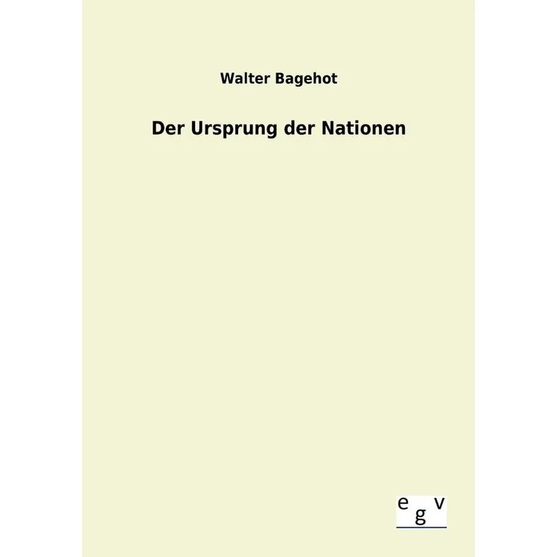 Der Ursprung Der Nationen