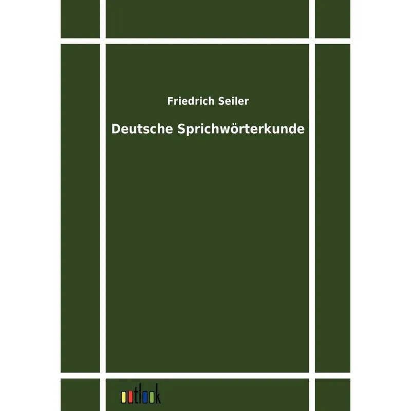 Deutsche Sprichwörterkunde