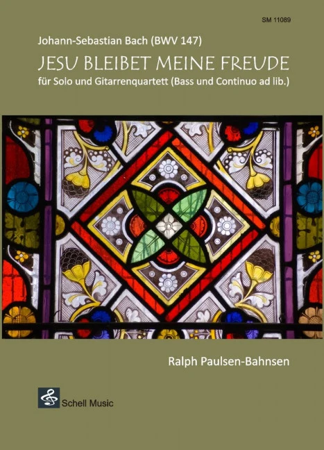 Bach Johann Sebastian: Jesu, Joy of Man's Desiring BWV 147 BWV 147 — solo and 4 guitars; double bass, basso continuo ad libitum