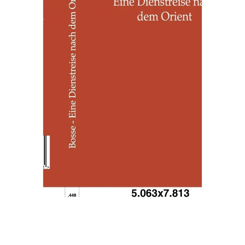 Eine Dienstreise nach dem Orient