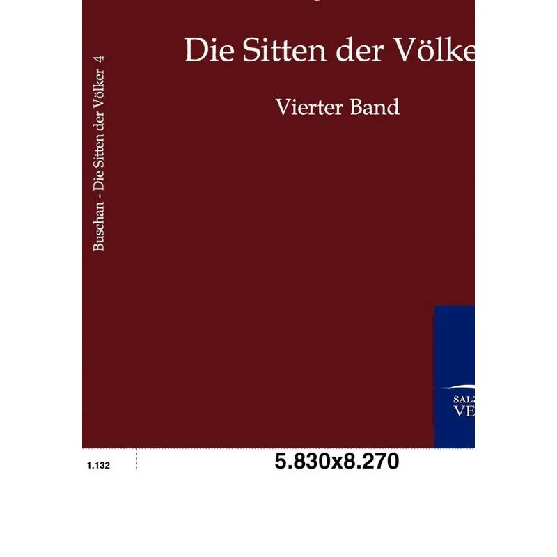 Die Sitten der Völker
