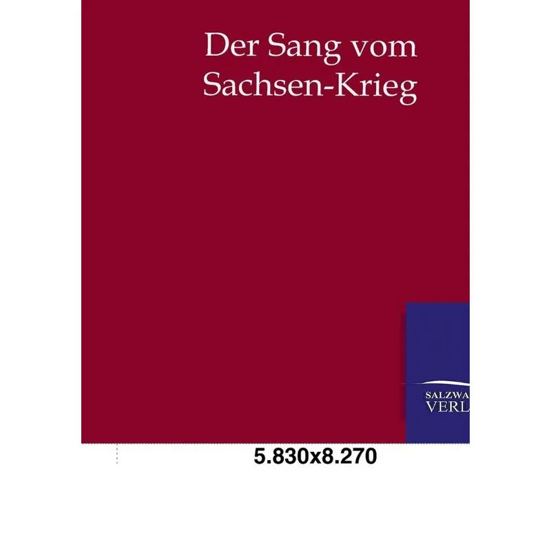 Der Sang vom Sachsen-Krieg