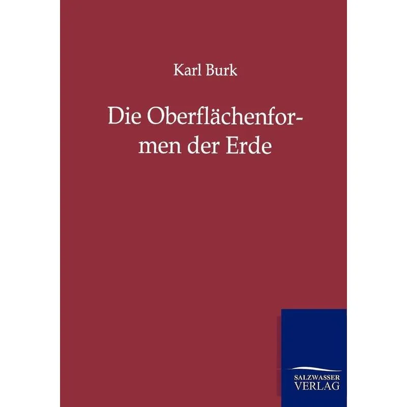 Die Oberflächenformen der Erde