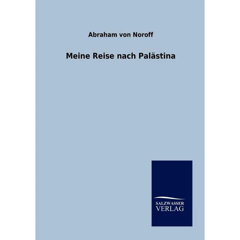 Meine Reise nach Palästina