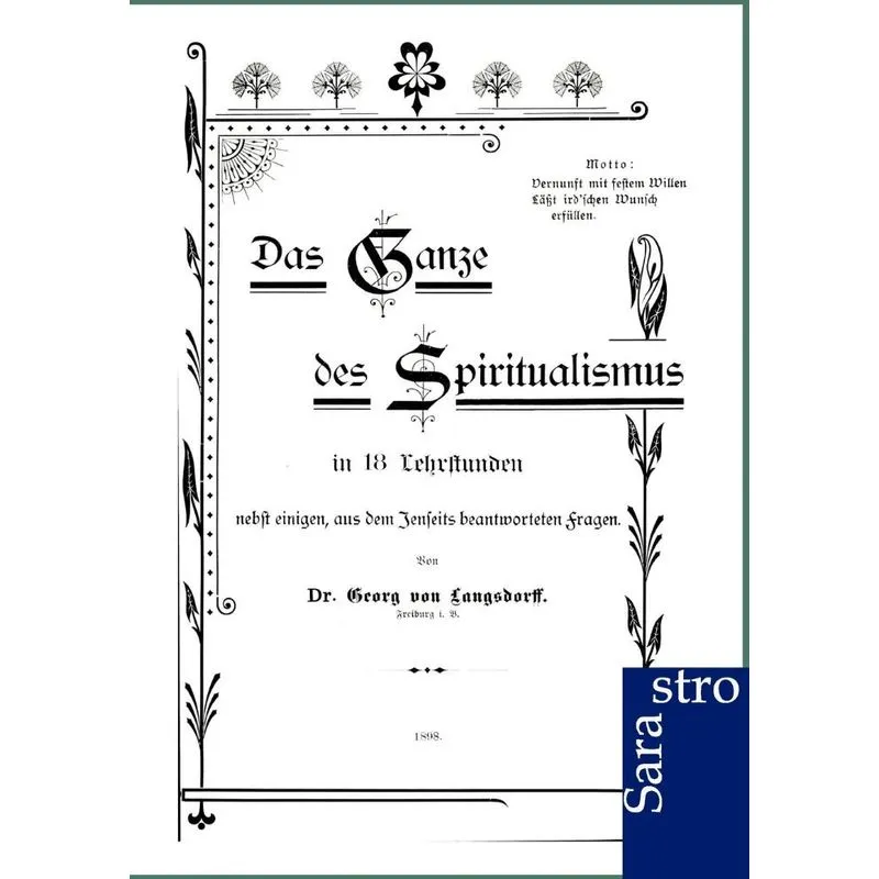 Das Ganze Des Spiritualismus