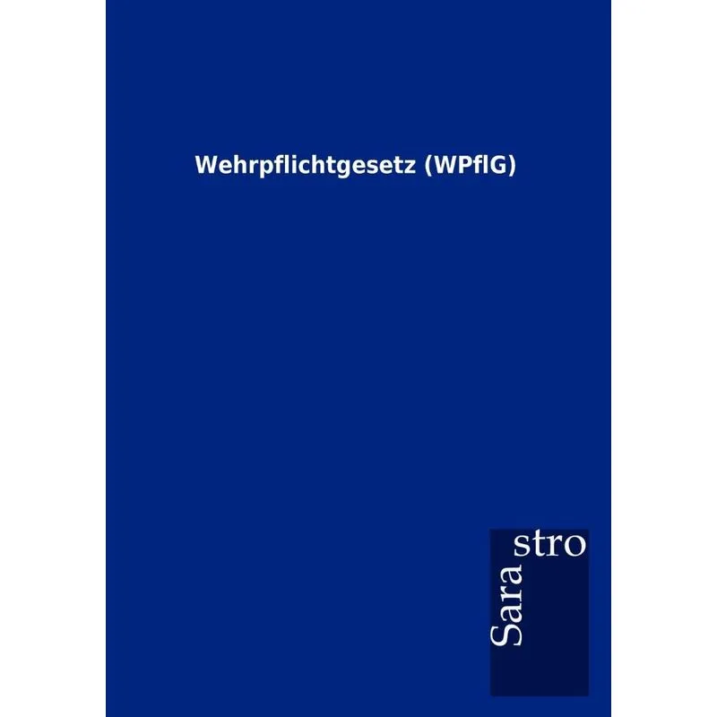 Wehrpflichtgesetz (WPflG)