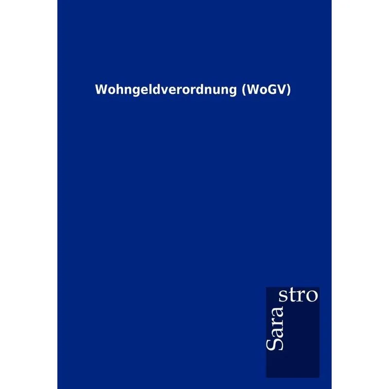 Wohngeldverordnung (WoGV)