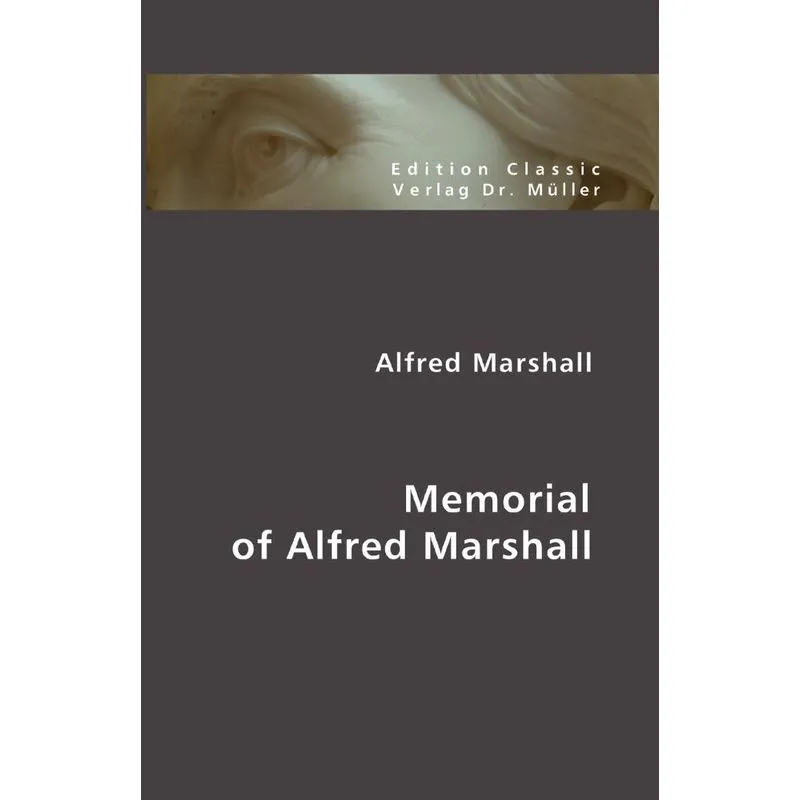 Memorial of Alfred Marshall