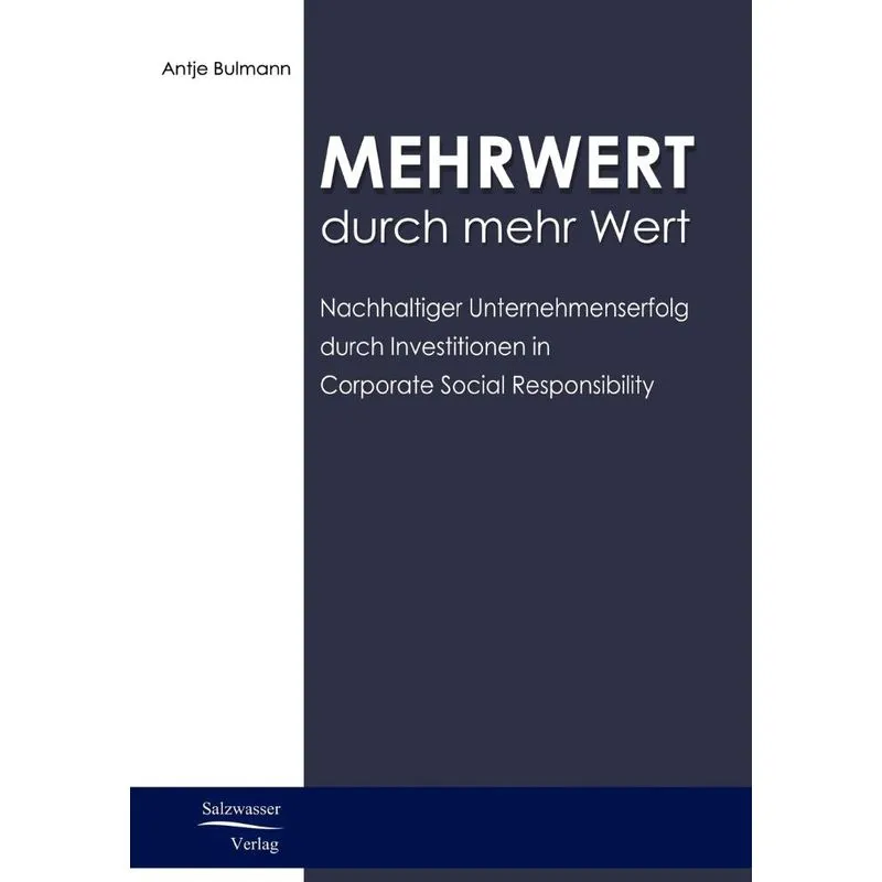 Mehrwert durch mehr Wert