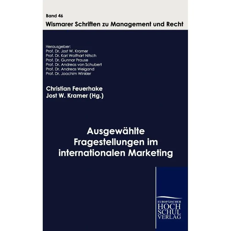 Ausgewählte Fragestellungen im internationalen Marketing