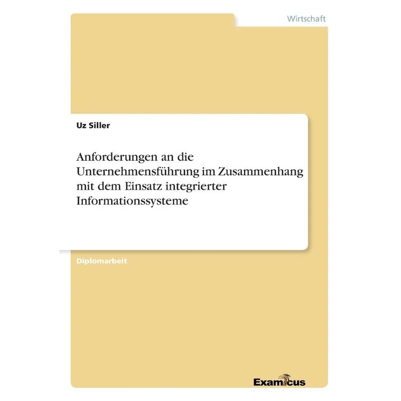 Anforderungen an die Unternehmensführung im Zusammenhang mi