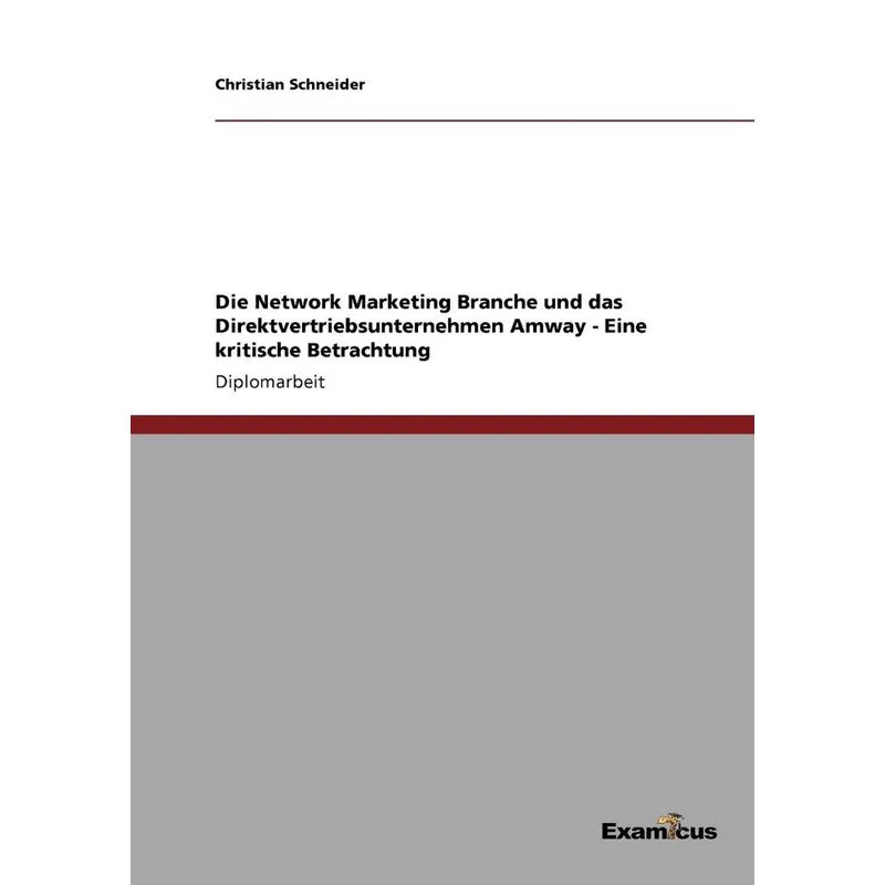 Die Network Marketing Branche Und Das Direktvertriebsuntern