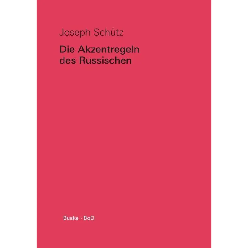 Die Akzentregeln des Russischen