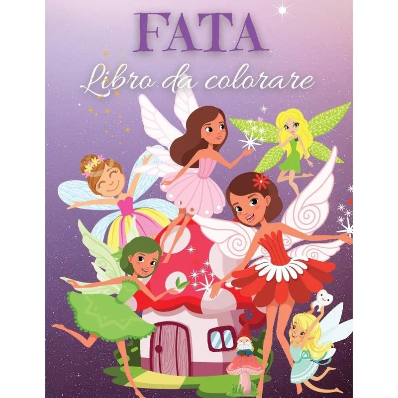 Fata Libro da colorare