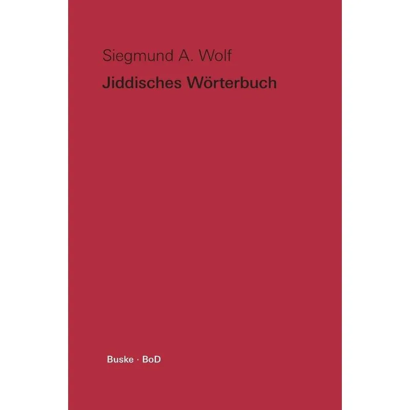 Jiddisches Wörterbuch