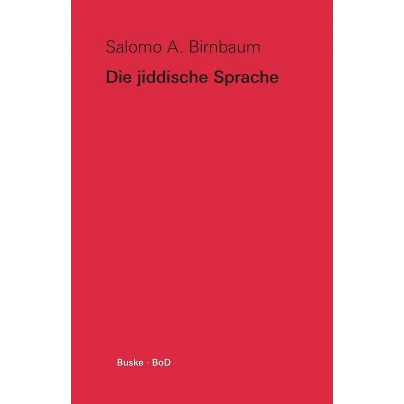 Die jiddische Sprache