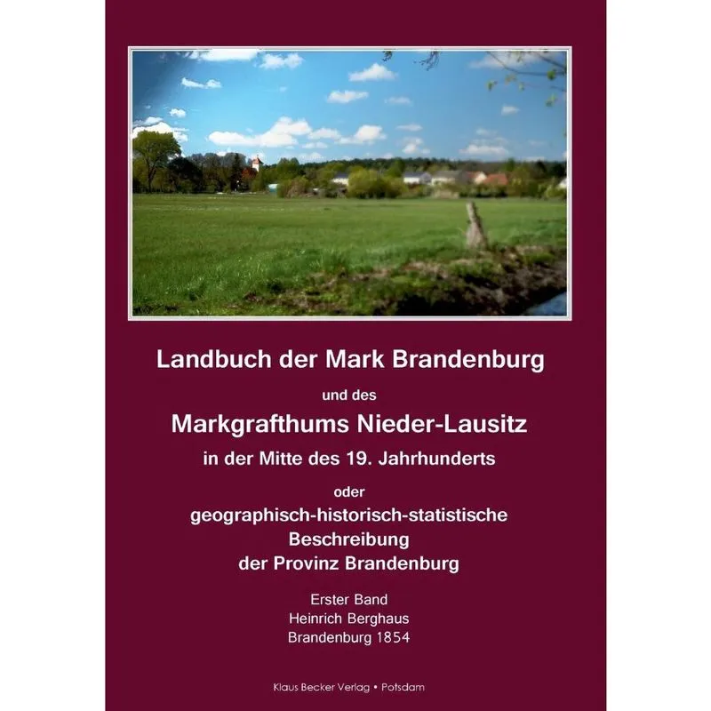 Livro Landbuch der Mark Brandenburg und des Markgrafthums Nieder-Lausitz. Erster Band