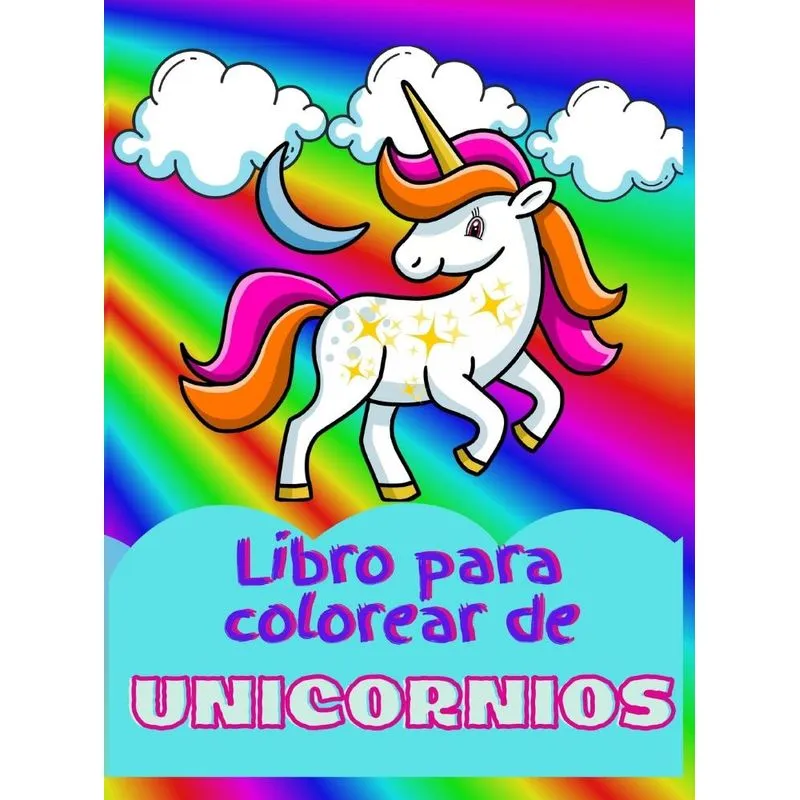 Libro para colorear de unicornios