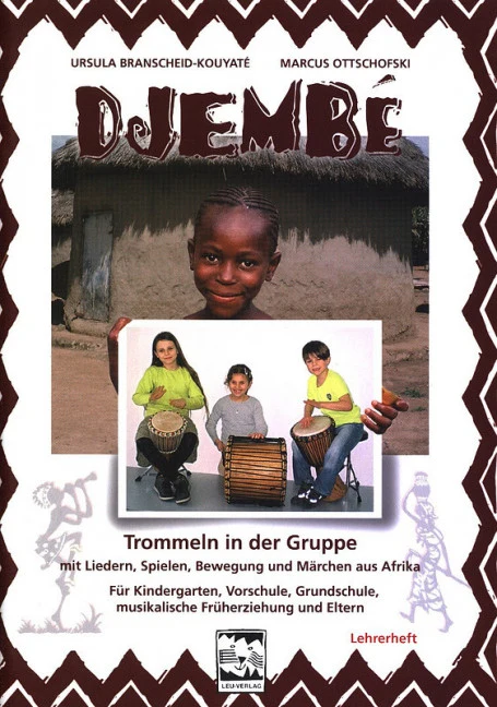 Djembé Trommeln in der Gruppe mit Liedern, Spielen, Bewegung und Märchen aus Afrika