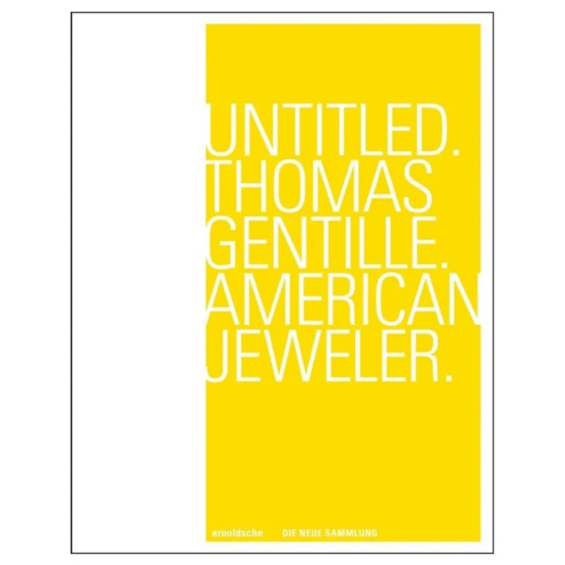 UNTITLED. THOMAS GENTILLE. AMERICAN JEWELRY