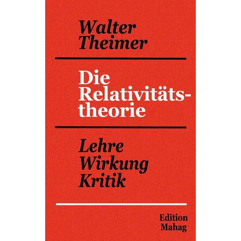 Die Relativitätstheorie