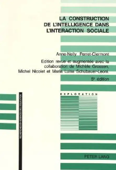 Construction de l'Intelligence Paperback