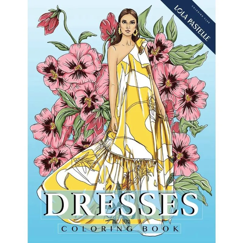 Livro Dresses Coloring Book