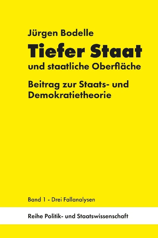Tiefer Staat und staatliche Oberfläche