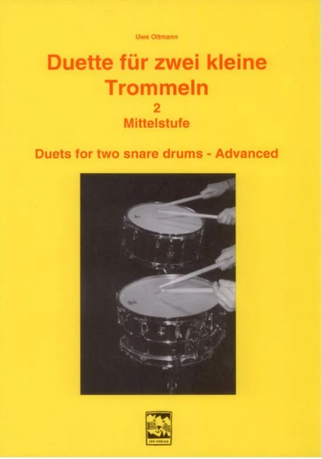 Duette für zwei kleine Trommeln 2 Vol. 2 Mittelstufe Vol. 2