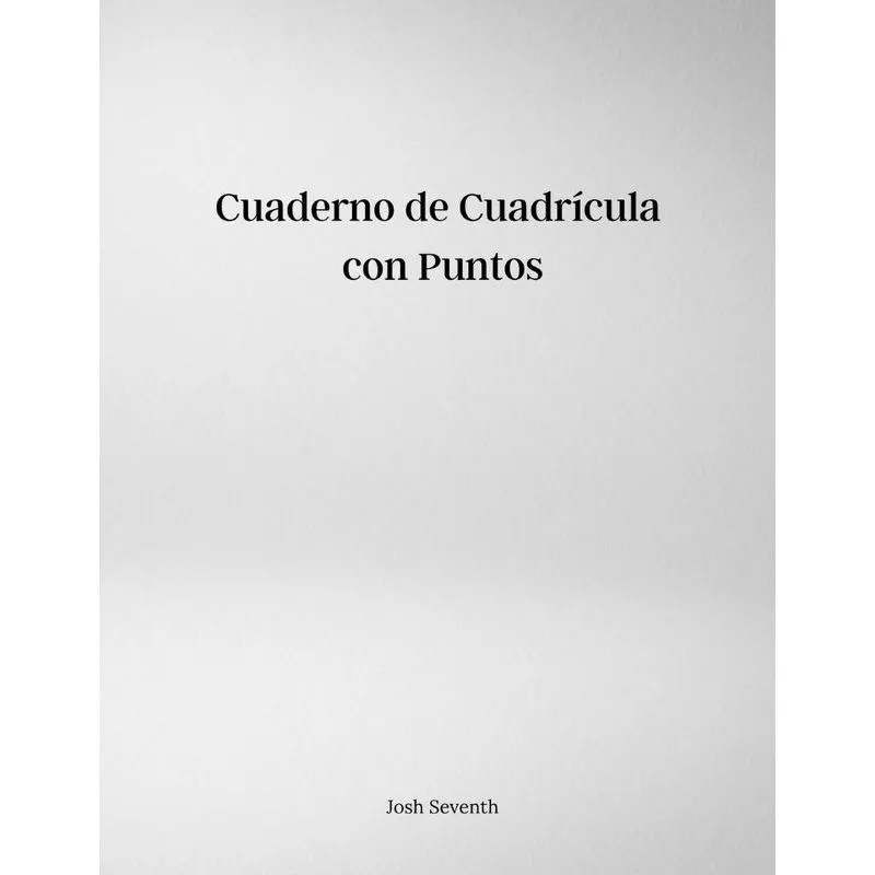 Cuaderno de Cuadrícula con Puntos