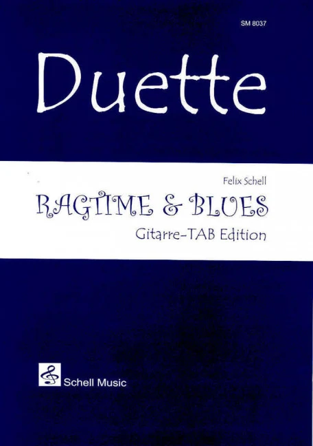Duette: Ragtime & Blues Gitarren-TAB Edition