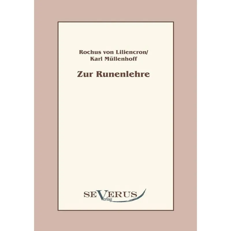 Zur Runenlehre