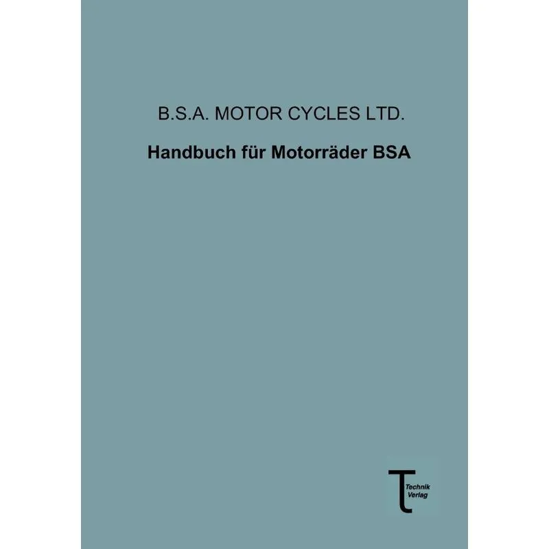 Handbuch Fur Motorrader BSA