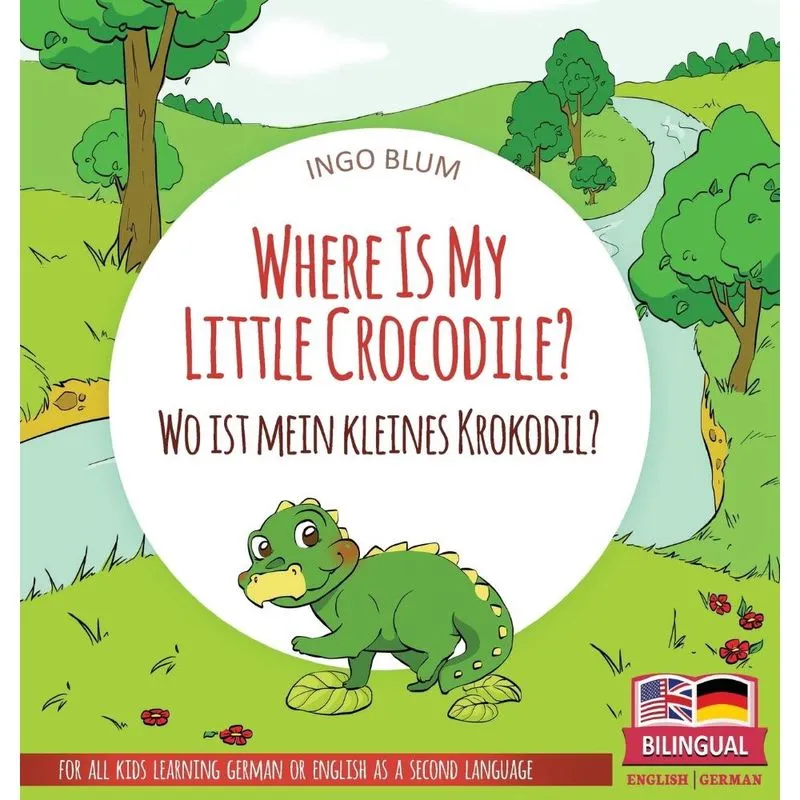 Livro Where Is My Little Crocodile? - Wo ist mein kleines Krokodil?