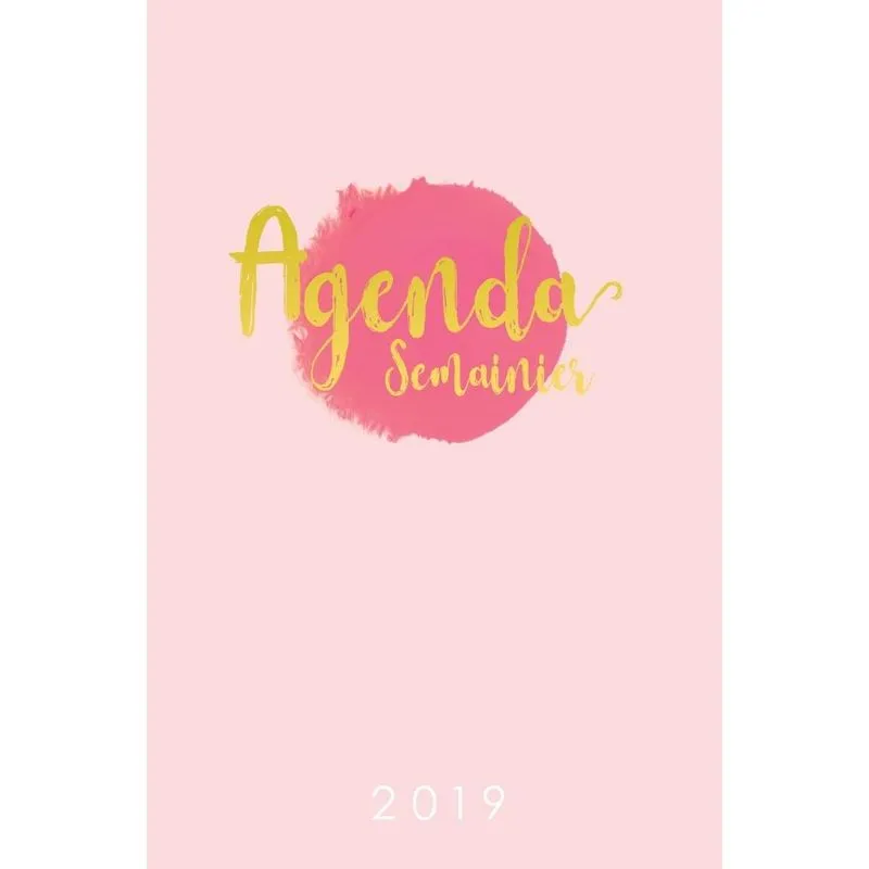 Agenda Semainier 2019