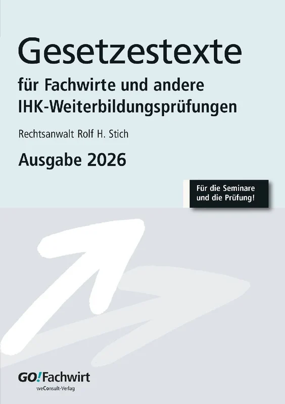 Gesetzestexte für Fachwirte Ausgabe 2026