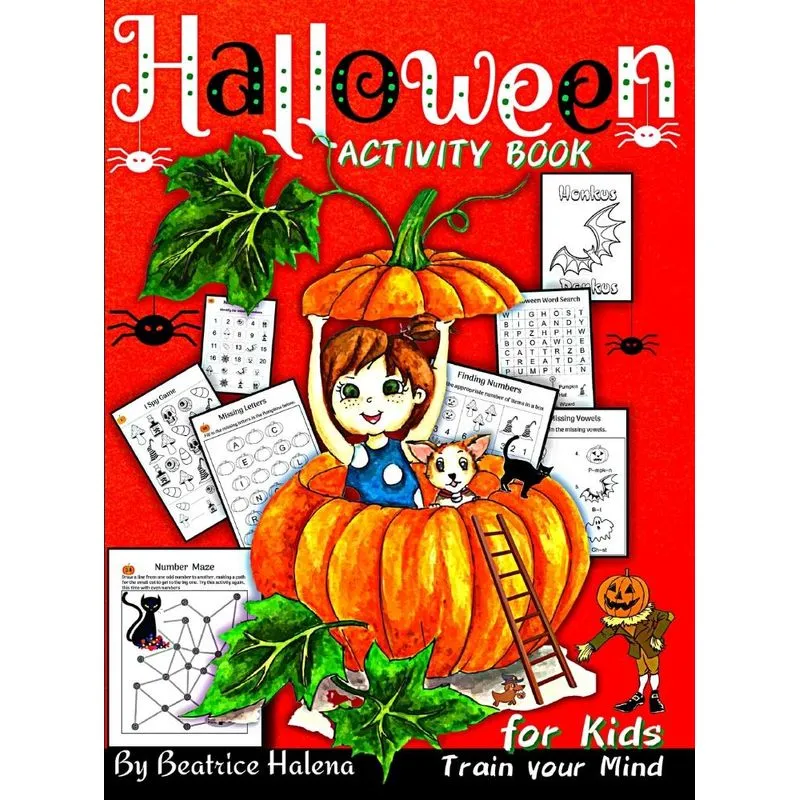 Halloween Activity Book for Kids