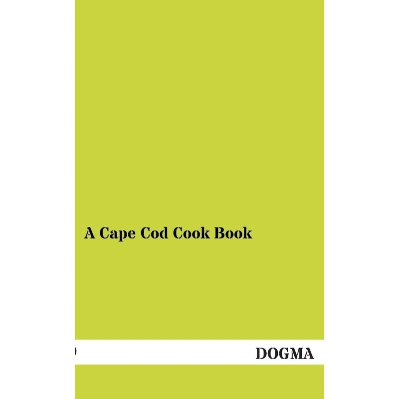 A Cape Cod Cook Book