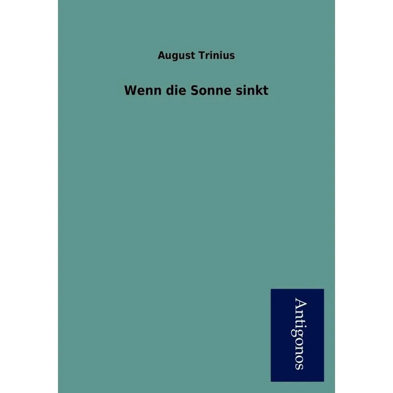 Wenn die Sonne sinkt
