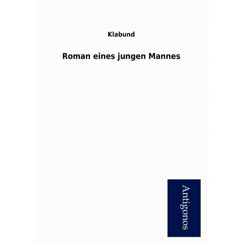 Roman Eines Jungen Mannes