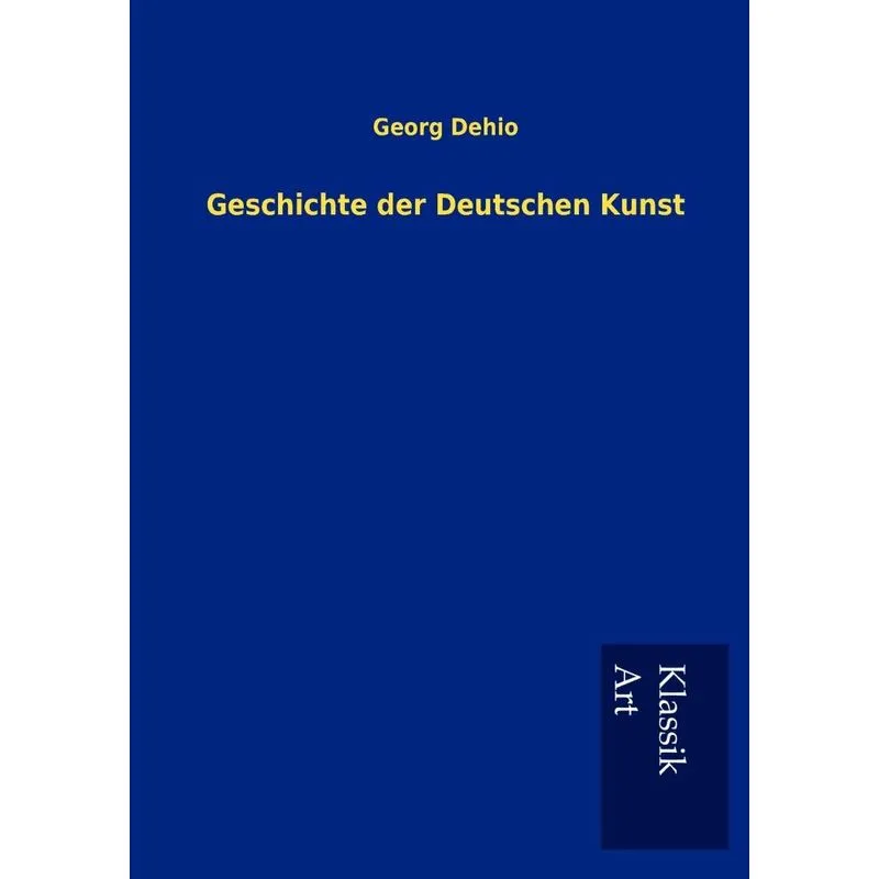 Geschichte Der Deutschen Kunst