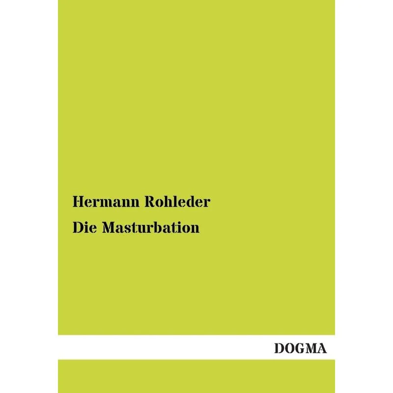 Die Masturbation