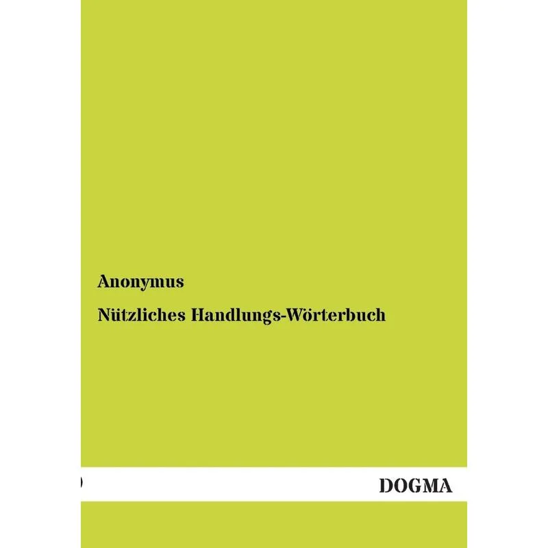 Nutzliches Handlungs-Worterbuch