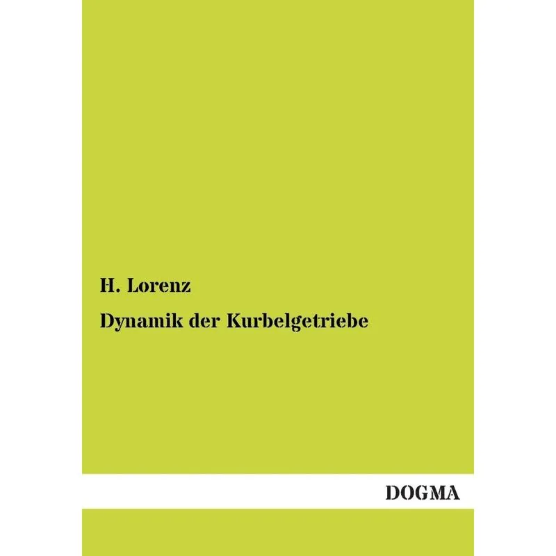 Dynamik Der Kurbelgetriebe