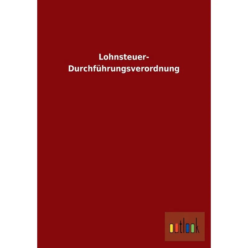 Lohnsteuer-durchführungsverordnung