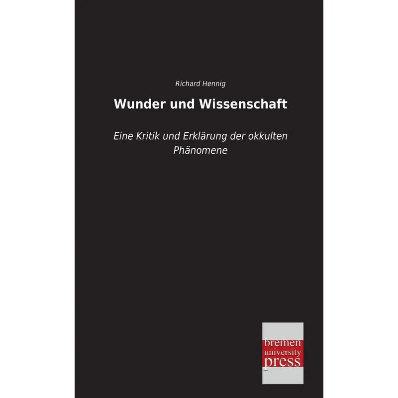 Wunder Und Wissenschaft
