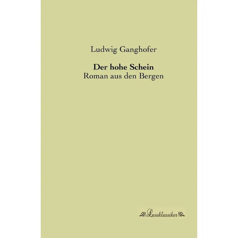 Der Hohe Schein