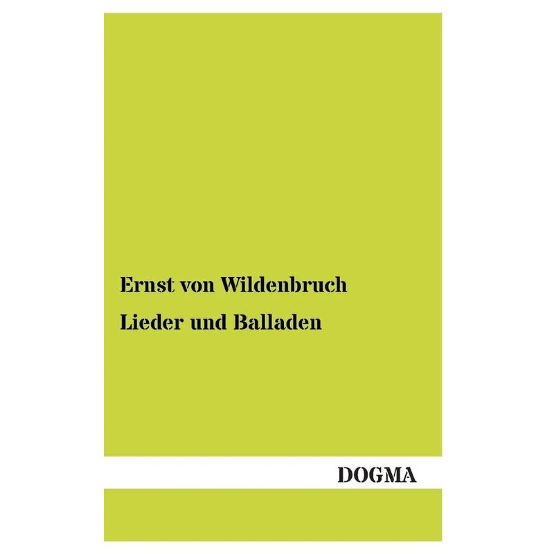Lieder Und Balladen
