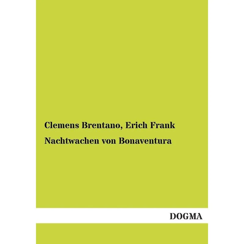 Nachtwachen Von Bonaventura